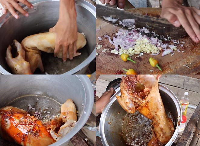 ướp thịt thỏ nướng