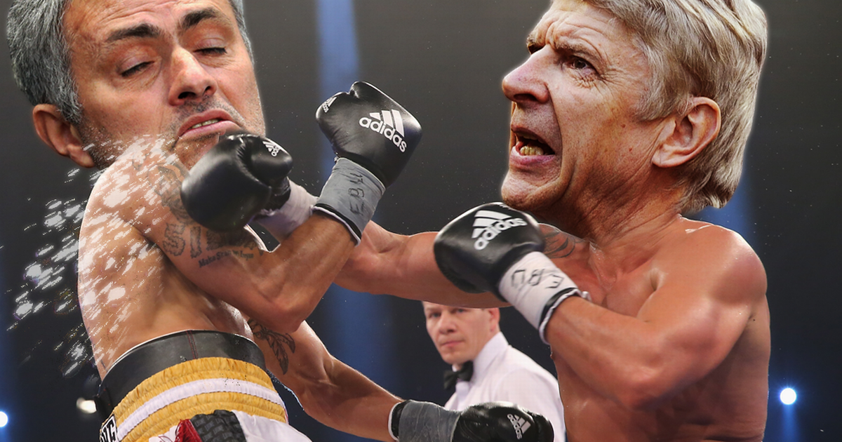 đấu tr&iacute; giữa wenger v&agrave; mourinho