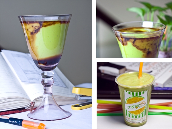 Thật đơn giản để pha một ly sinh tố bơ cà phê