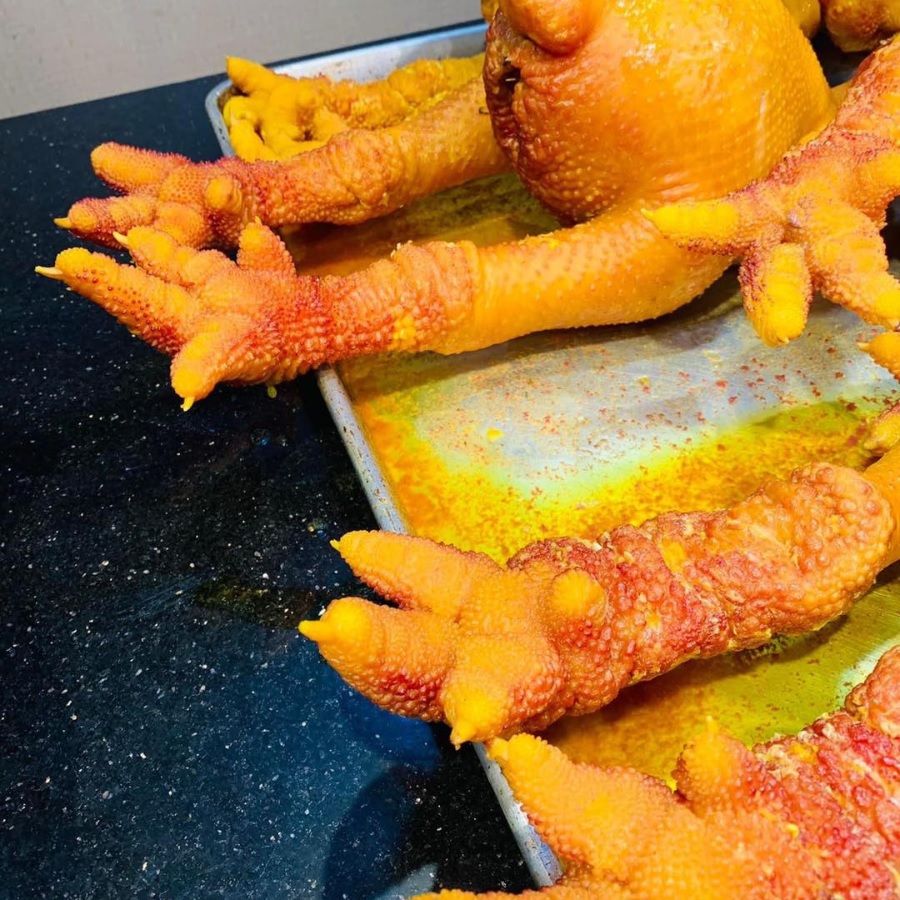 Chân gà đông tảo ủ muối tiêu size 10