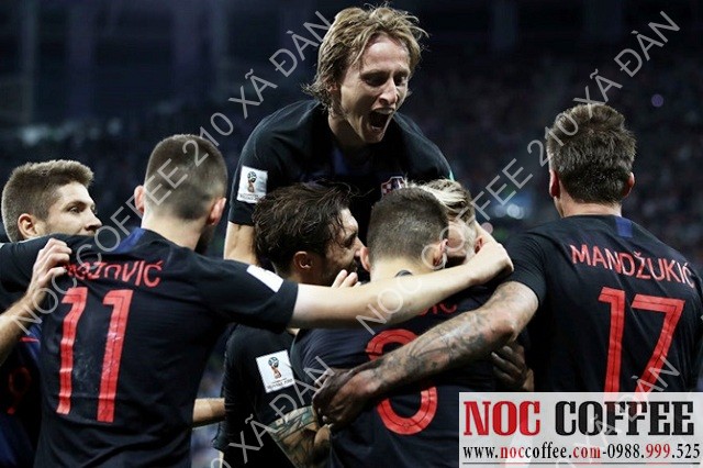 Croatia da vuot qua vong bang sau khi huy diet Argentina