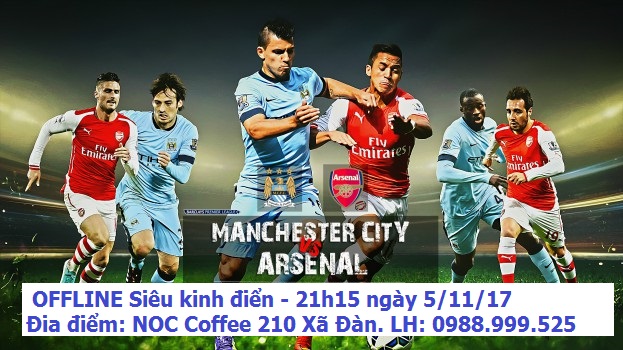 offline đại chiến man city vs arsenal
