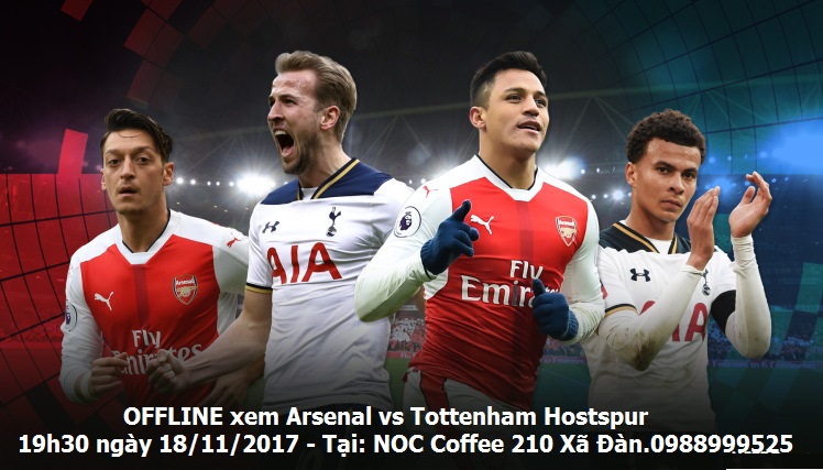 offline trận arsenal vs tottenham