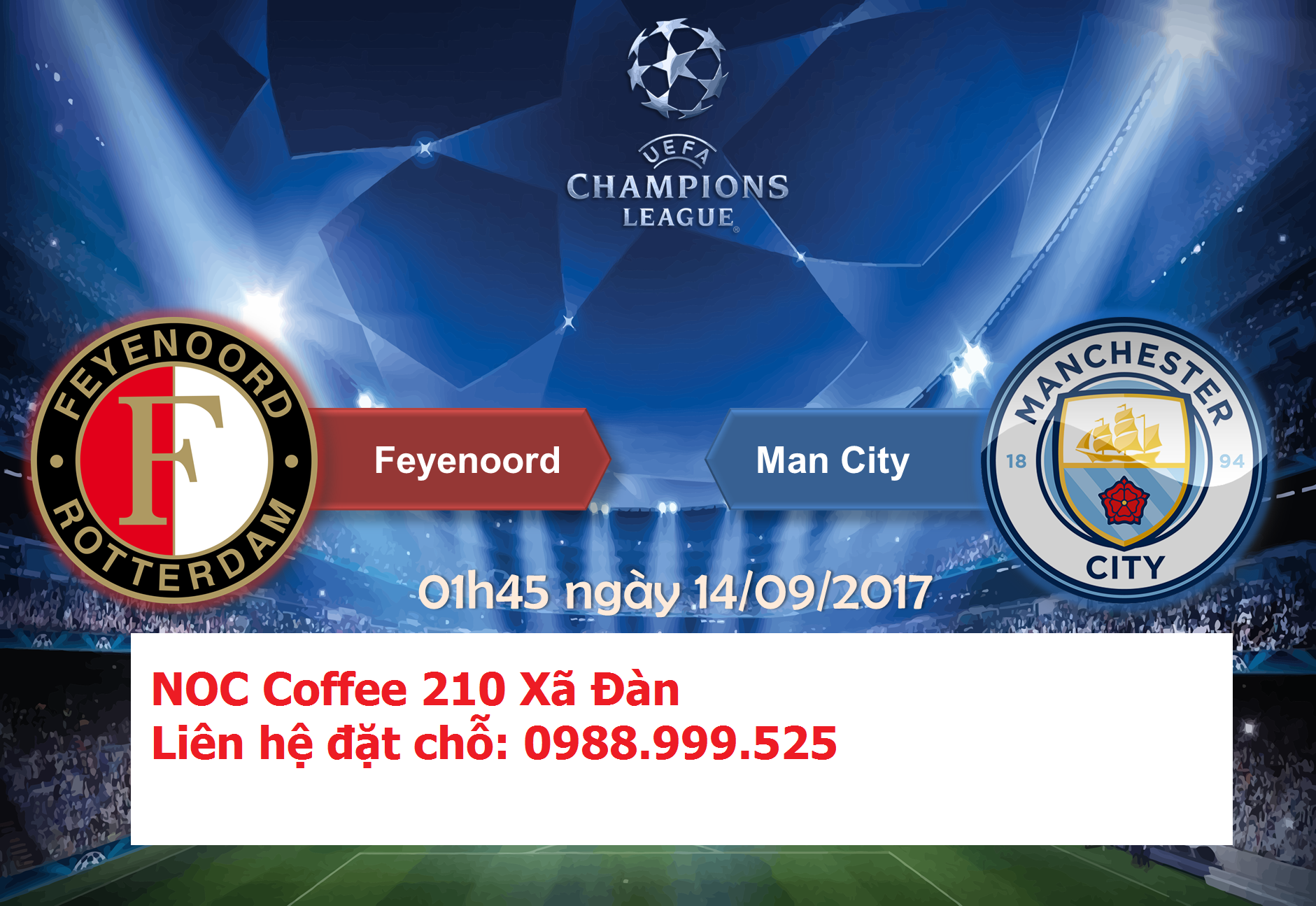 offline xem champion league feyenoord vs Mancity