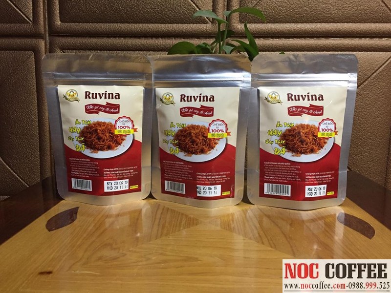 NOC Coffee Phân phối sản phẩm Khô gà lá chanh